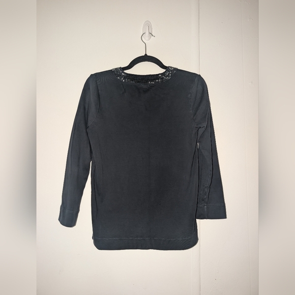 J. Crew Navy Women's Cardigan with Beaded Detail - Picture 8 of 8